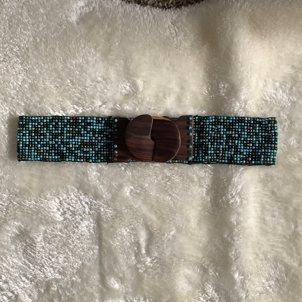 Womenswear Beaded Stretch Belt
